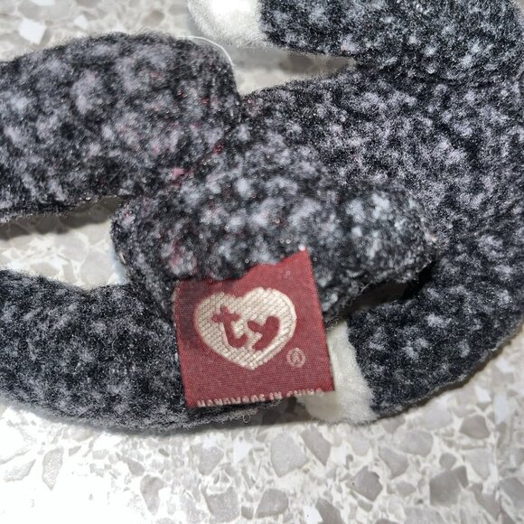 TY 1993 Attic Treasures LILLY THE LAMB With Red Velour Outfit Plush Stuffed Toy - Picture 5 of 15